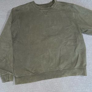 L.L. Bean XL Regular Fit Green Crewneck Sweatshirt